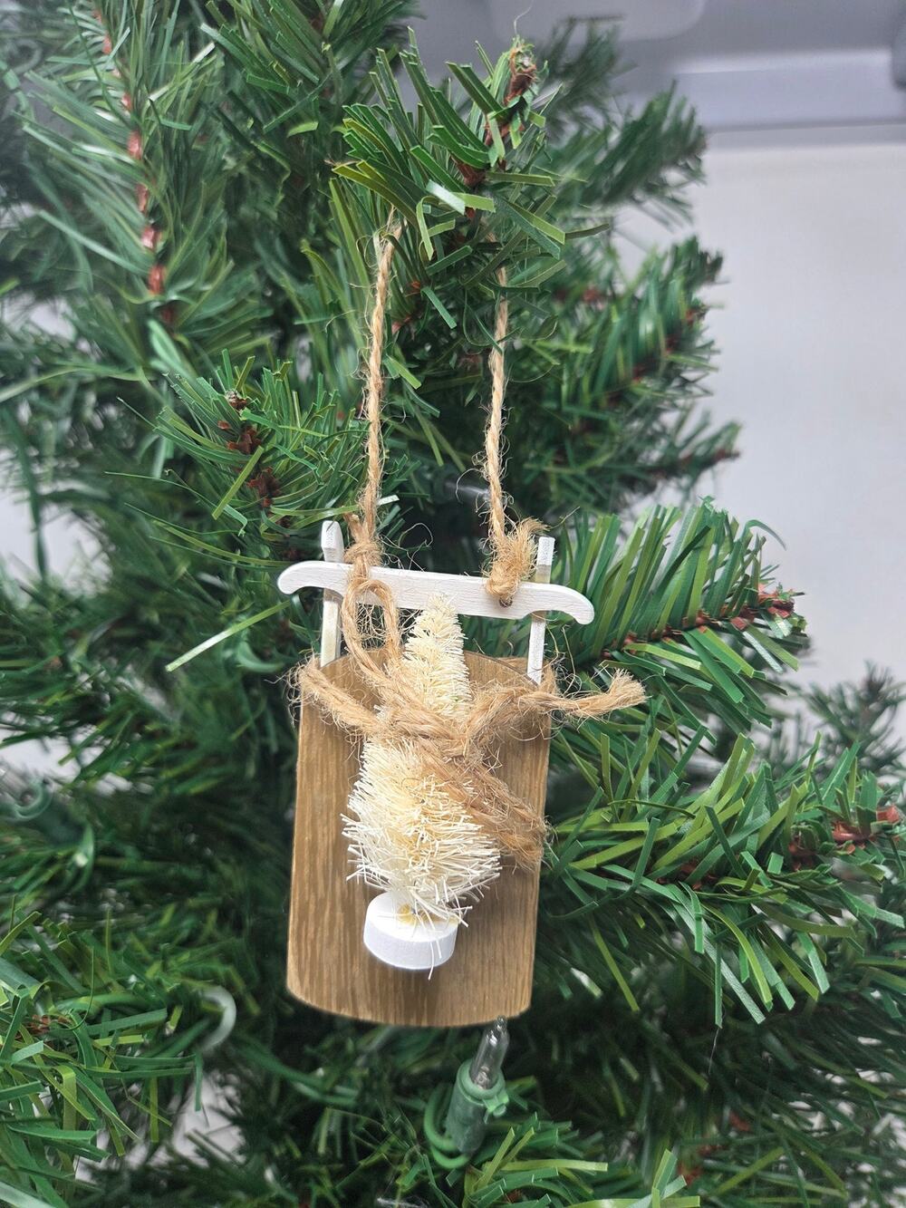 Winter Sleigh Christmas Ornament